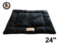 Ellie-Bo Black Sherpa Fleece Cage Mat to fit Ellie-Bo 24 inch Dog Cage